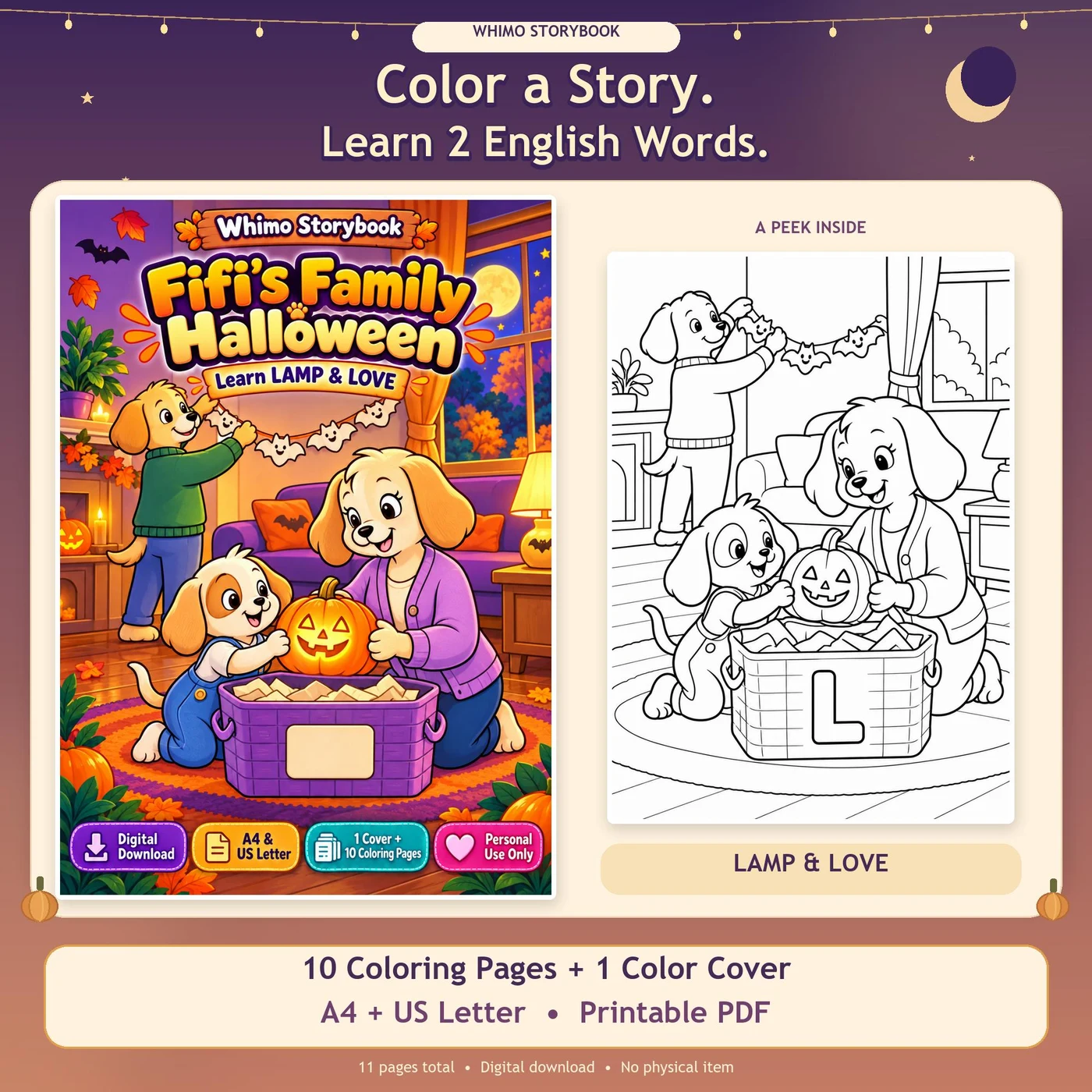 Fifi's Family Halloween Coloring Book